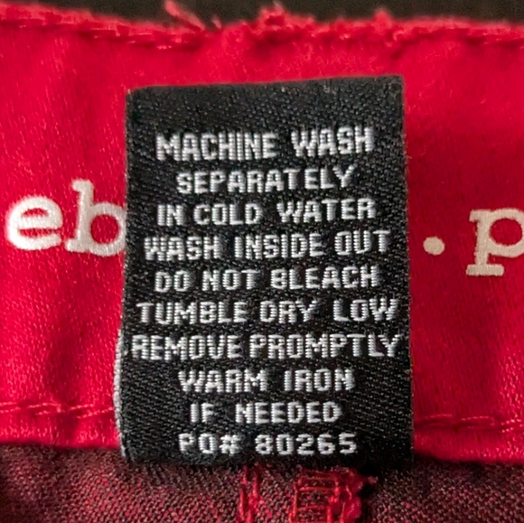 Vintage 2000's, Celebrity Pink, skinny, red jeans. - Picture 6 of 8